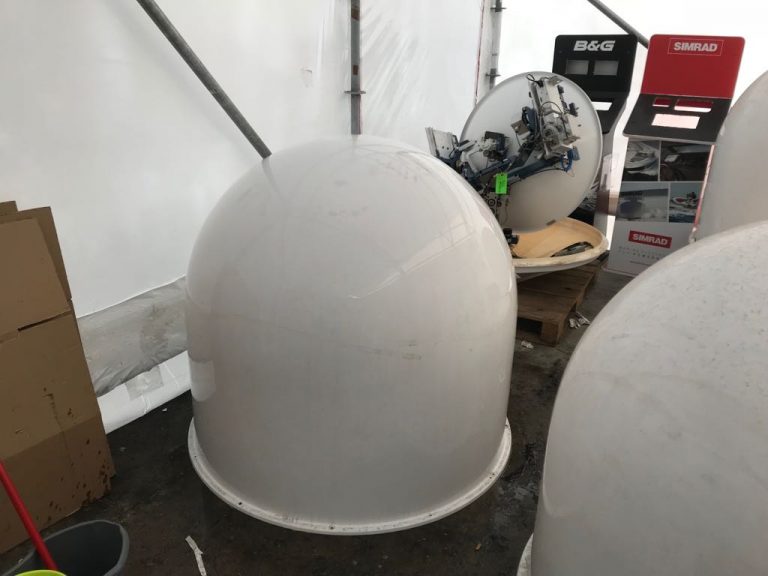 SeaTel 4006 1M Ku-Band Maritime Antenna with a SeaTel 4004 TV - Satcom