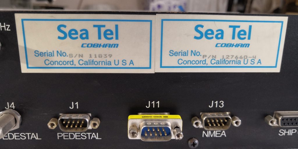 SeaTel model DAC 2302 Series Digital Antenna Control Unit