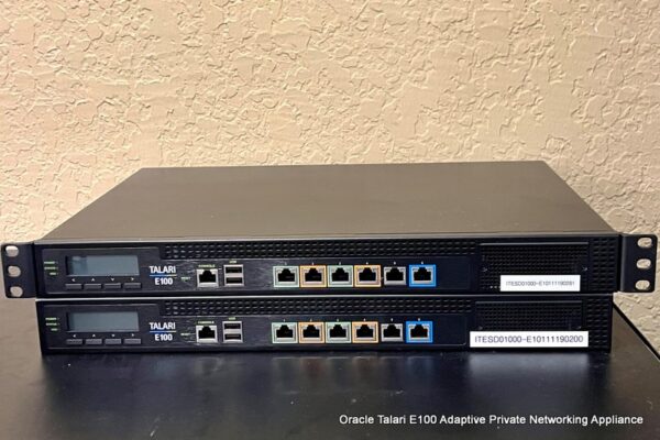 Oracle Talari E100 Adaptive Private Networking Appliance