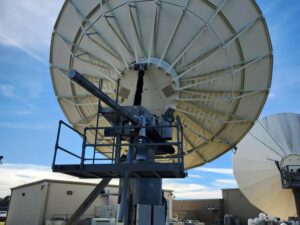 ASC 9.4 Meter Ku Band 4 port feed tracking antenna