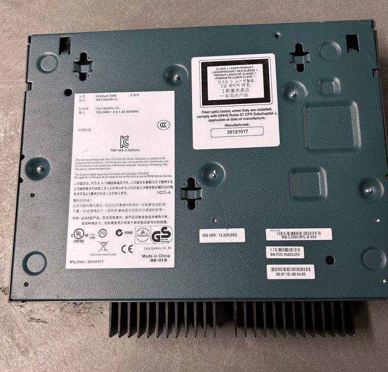 Cisco 3560 PoE-8 Series Catalyst Switch-2