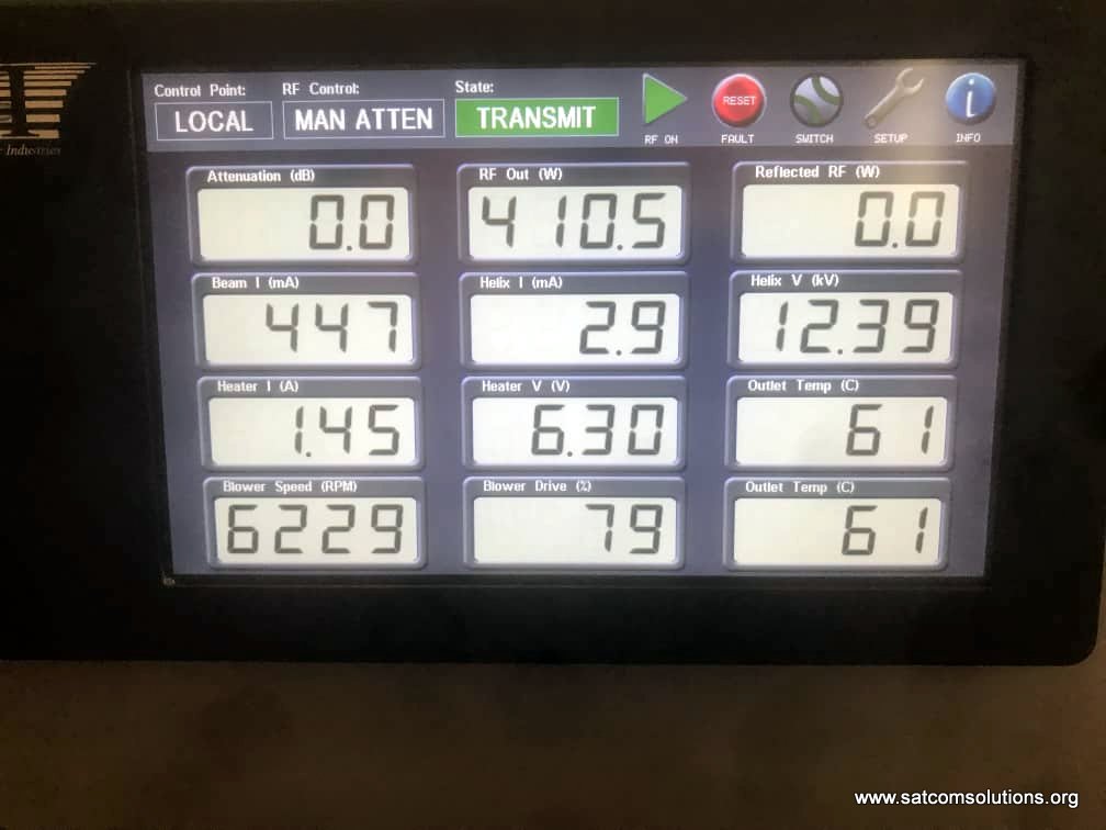 CPI 750W DBS-Band TouchPower TWTA-9