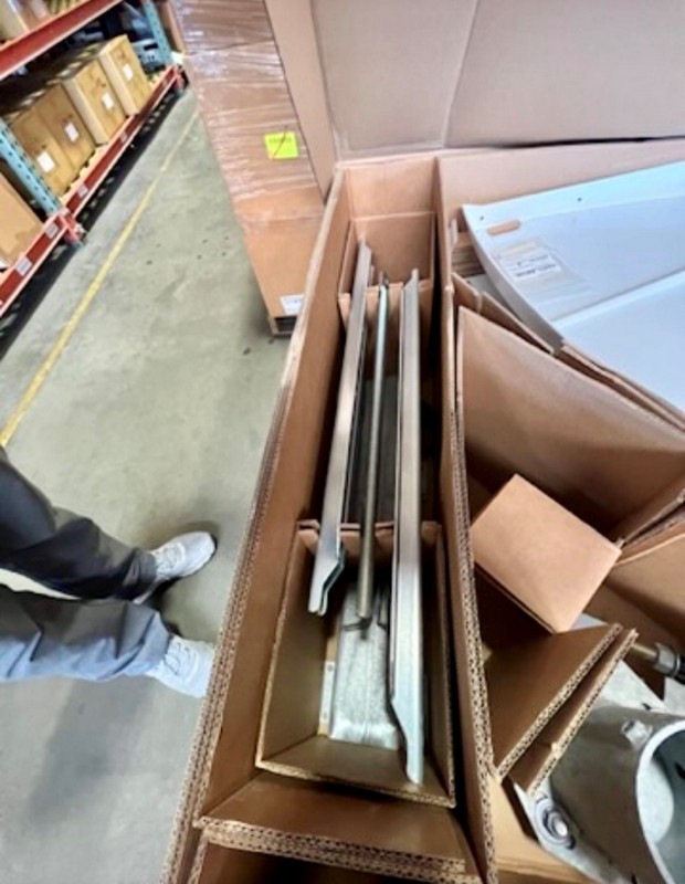 GDsatcom 2.4M 4-piece reflector antenna (1241-990) (1) (002) GDSatcom Prodelin 2.4M Ku-Band Antenna