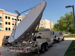 Andrew 4.5M Multi-Band Antenna Trailer