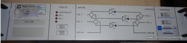 used-maxtech-gd-satcom-lrk-1200-ku-band-lna-redundancy-control